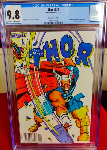 Thor #337 - CGC 9.8 - Newsstand - 1st Appearance of Beta Ray Bill