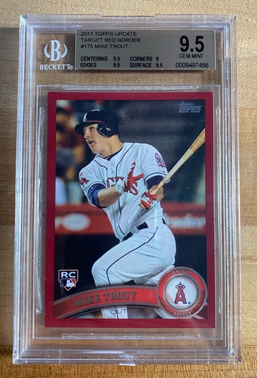 Mike Trout Target Red BGS 9.5
