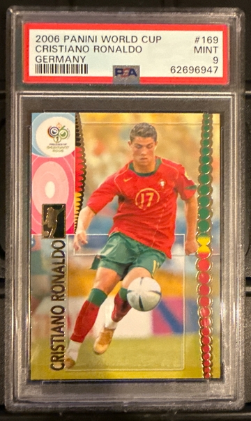 2006 Cristiano Ronaldo World Cup PSA 9