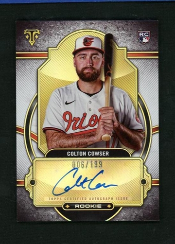 2023 Topps Unknown RA-CC Colton Cowser Rookie /199 Baltimore Orioles Auto
