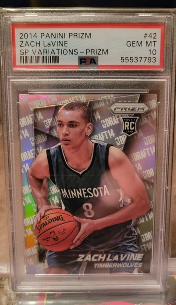 2014 Panini Prizm Zach LaVine SP Variation #42 PSA 10