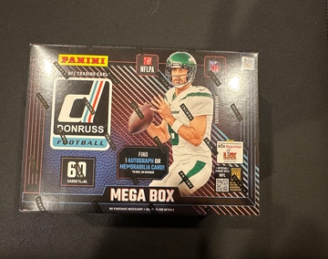 2024 Panini Donruss NFL Football Factory Sealed Mega Box Blue Scopes