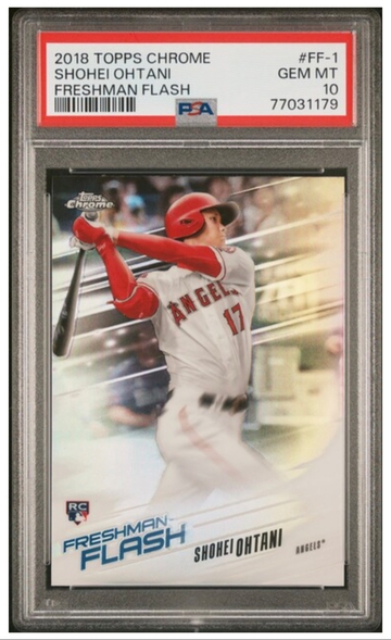 2018 Topps Chrome Freshman Flash Shohei Ohtani #FF-1 PSA 10