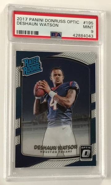Deshaun Watson 2017 Optic PSA 9