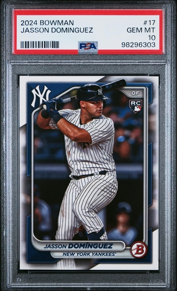 2024 Bowman #17 Jasson Dominguez PSA 10