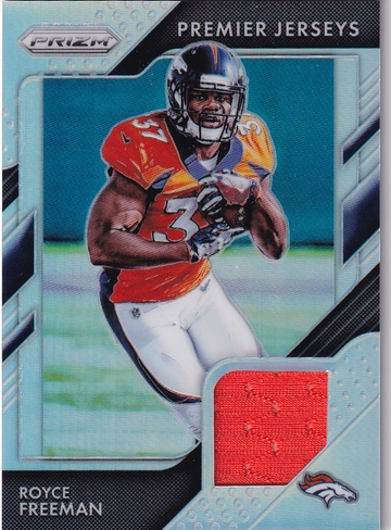 2018 Panini Prizm Royce Freeman #PP-24 Silver Relic