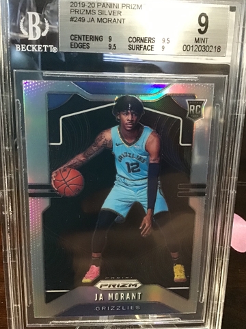Ja Morant Prizm Silver Prizms 249 BGS 9