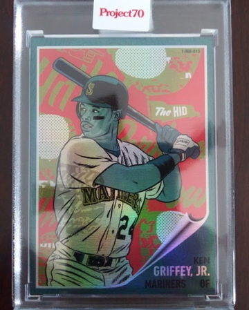 KEN GRIFFEY JR Topps Project 70 card #584 Rainbow Foil card 19/70 Morning Breath