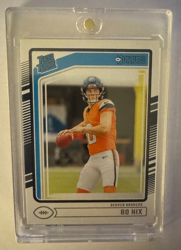 2024 panini donruss rated rookie Bo Nix #369