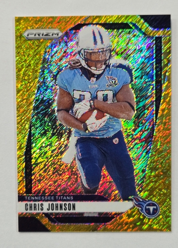 2024 Panini Prizm Chris Johnson Gold Shimmer Prizm /10