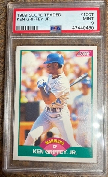 Ken Griffey Jr 1989 Score Traded RC PSA 9
