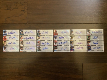 ⚾️ 2020 Bowman Ultimate Autograph Book 24 Autos BICHETTE WITT KELENIC FRANCO /10