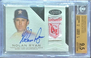 2016 Topps Dynasty Nolan Ryan 