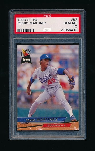 1993 Fleer Ultra #57, Pedro Martinez RC PSA 10 