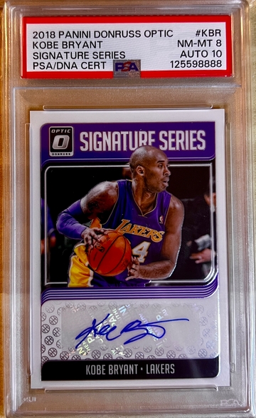 2018 Panini Donruss Optic Kobe Bryant Signature Series
