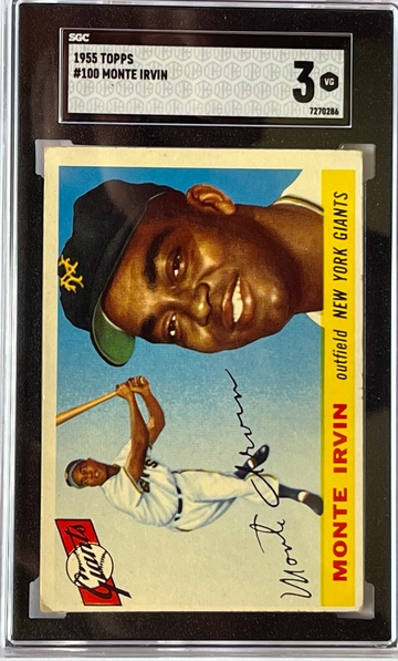 1955 Topps Monte Irvin # 100 SGC 3