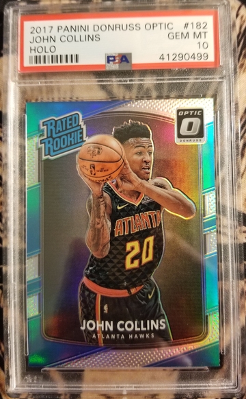 John Collins 2017 Donruss Optic Holo
