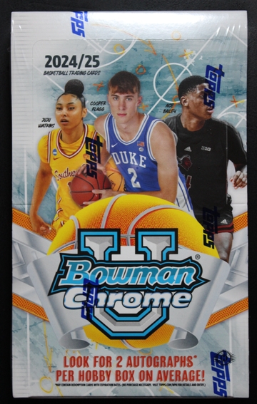 2024-25 Bowman Chrome U Basketball Hobby Box - New, Sealed, Unopened - In Hand