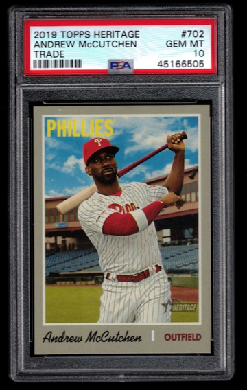 2019 Heritage Andrew McCutchen Trade PSA 10