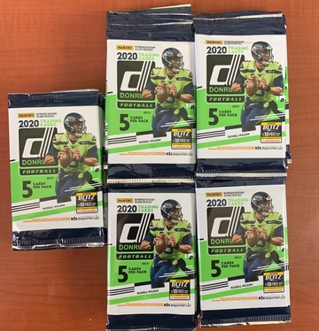 2020 Donruss NFL Football - 49 Sealed Packs