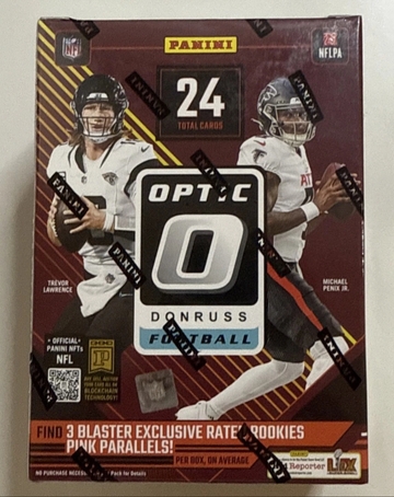 2024 Donruss Optic Football Blaster Box Pink Parallels