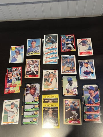 Nostalgic 1980's/1990's Baseball MLB Rookie RC Lot (63) Nice Variety