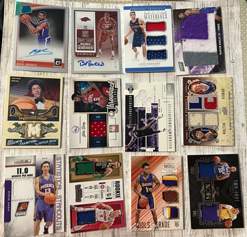 NBA Patch Auto Lot Malone Walton Bridges Erving
