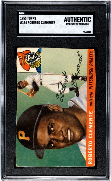 1955 Topps Roberto Clemente SGC Authentic