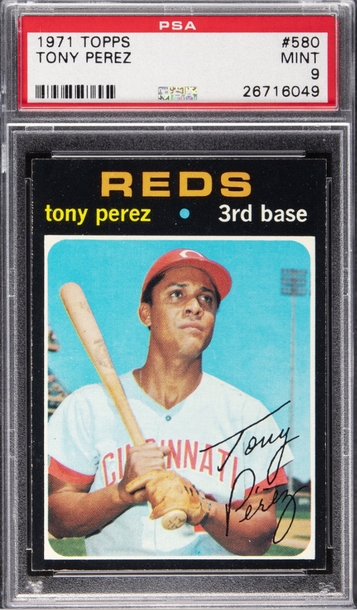 1971 Topps Tony Perez #580 PSA 9