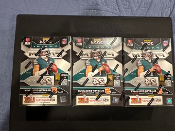 2024 Prizm Football Blaster Box Lot Of 3 Factory Sealed Lazer
