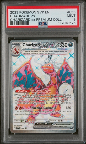 2023 Pokemon #056 Charizard ex SVP EN PSA 9