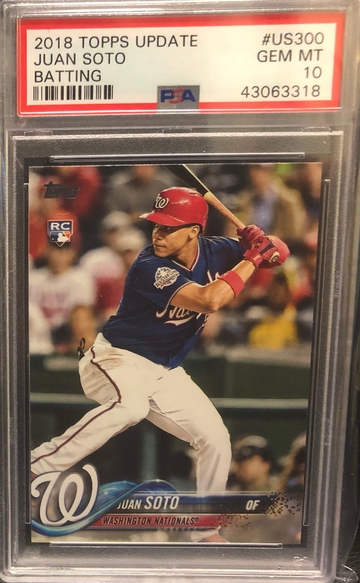 Juan Soto 2018 Topps Update PSA 10
