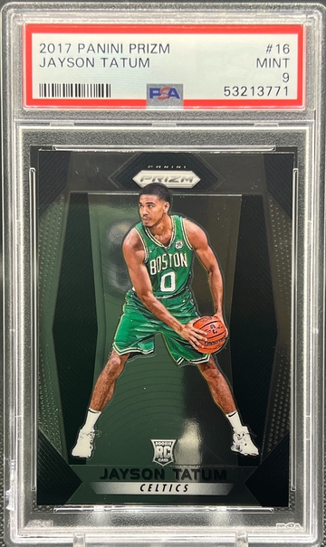 2017 Panini Prizm Jayson Tatum Rookie PSA 9 Mint