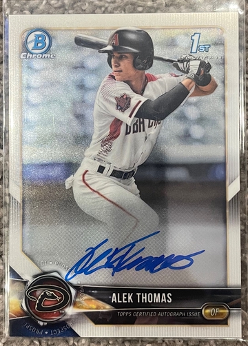 2018 Bowman Chrome Alek Thomas auto 