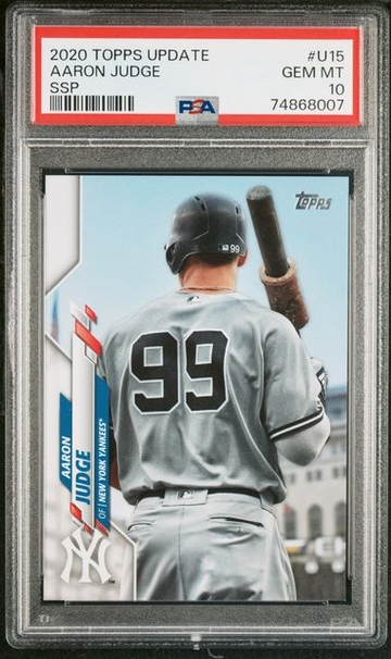 2020 TOPPS UPDATE #U15 AARON JUDGE SSP