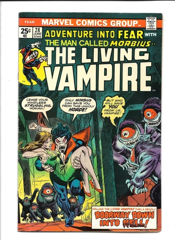 Adventure Into Fear #28 91975) 1st appearance of Helleyes