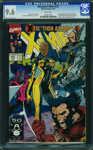 X-MEN #272, CGC 9.6 NM+