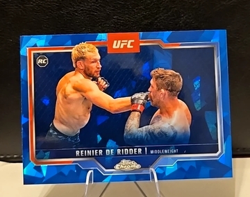 2025 Topps Chrome Sapphire UFC  Reinier De Ridder  #185 RC