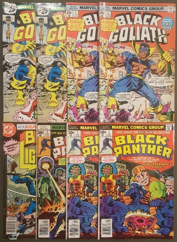 BLACK GOLIATH, BLACK LIGHTNING, BLACK PANTHER (1976-1977)