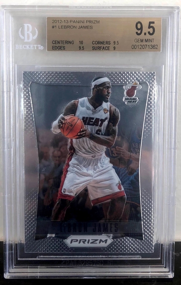 2012 Lebron James Panini Prizm BGS 9.5
