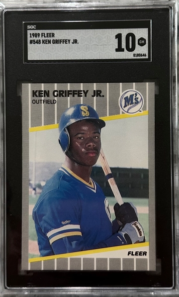 1989 Fleer Ken Griffey JR SGC 10 Gem Mint Rookie