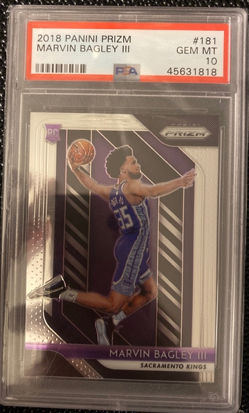 2018 Panini Prizm Marvin Bagley #181 PSA10