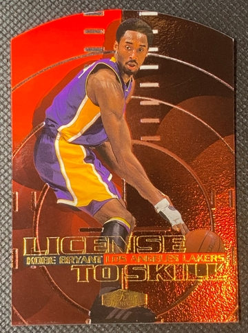 1999-00 Flair Showcase - Kobe Bryant License To Skill Die-Cut Foil Insert #9 LS