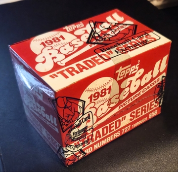 Share 1981 Topps Traded Factory Set Tape Intact BBCE