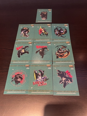 2005 Topps King Kong 8th Wonder Stickers Complete Set 1-10
