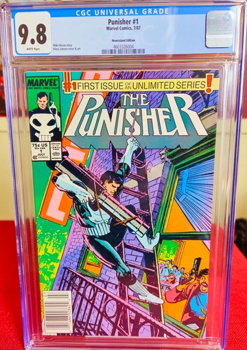 Punisher #1 - CGC 9.8 - Newsstand - Volume 2