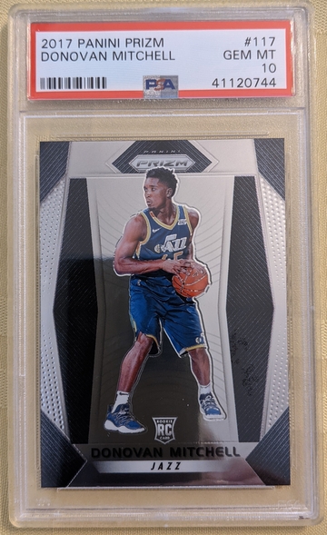 2017 Prizm Donovan mitchell psa 10