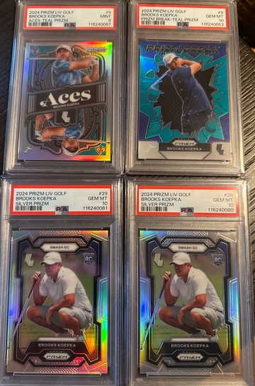 Brooks Koepka Prizm PSA Lot x4