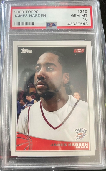 2009 James Harden Topps RC PSA 10