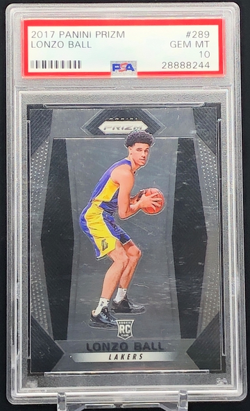 Lonzo Ball Prizm PSA 10 GEM MINT